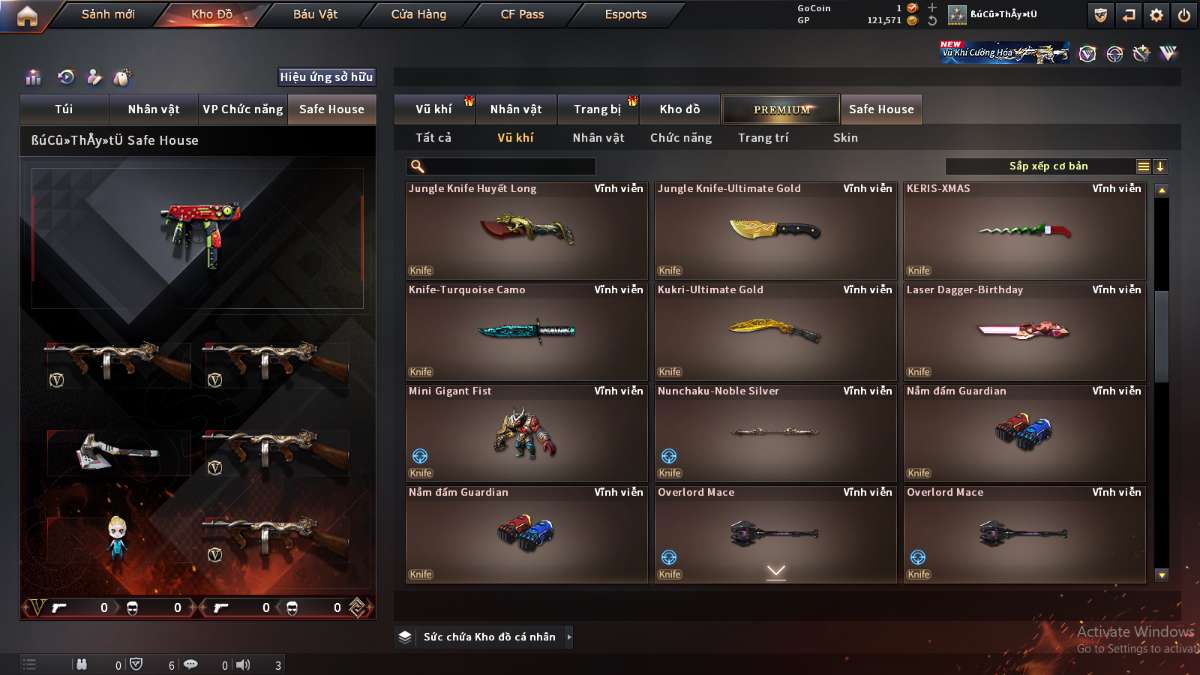shop acc cf uy tin gia re